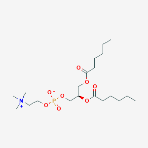 molecular formula C20H40NO8P B2489995 1,2-二己酰-sn-甘油-3-磷酸胆碱 CAS No. 34506-67-7