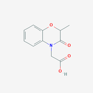 molecular formula C11H11NO4 B2490001 (2-甲基-3-氧代-2,3-二氢-4H-1,4-苯并噁嗪-4-基)乙酸 CAS No. 899710-24-8