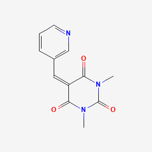 1,3-dimethyl-5-(pyridin-3-ylmethylene)pyrimidine-2,4,6(1H,3H,5H)-trione