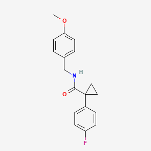 1-(4-fluorophenyl)-N-(4-methoxybenzyl)cyclopropanecarboxamide