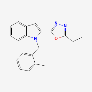 2-(5-ethyl-1,3,4-oxadiazol-2-yl)-1-(2-methylbenzyl)-1H-indole