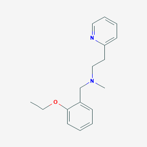 molecular formula C17H22N2O B249005 N-(2-ethoxybenzyl)-N-methyl-2-(2-pyridinyl)ethanamine 