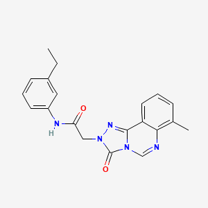 N-(3-ethylphenyl)-2-(7-methyl-3-oxo-[1,2,4]triazolo[4,3-c]quinazolin-2(3H)-yl)acetamide