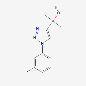 2-(1-(m-tolyl)-1H-1,2,3-triazol-4-yl)propan-2-ol
