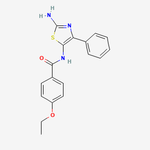N-(2-Amino-4-phenyl-1,3-thiazol-5-YL)-4-ethoxybenzamide