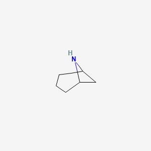 molecular formula C6H11N B2490102 6-Azabicyclo[3.1.1]heptane CAS No. 286-39-5