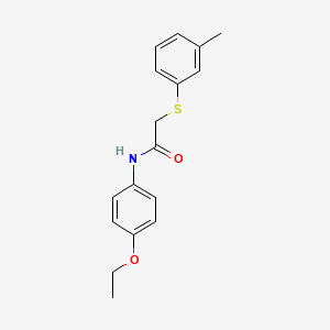 N-(4-ethoxyphenyl)-2-[(3-methylphenyl)sulfanyl]acetamide