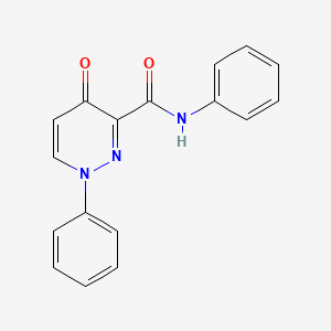 4-oxo-N,1-diphenyl-1,4-dihydro-3-pyridazinecarboxamide