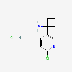 1-(6-Chloropyridin-3-yl)cyclobutanamine hydrochloride