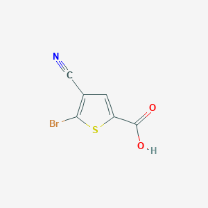 5-Bromo-4-cyanothiophene-2-carboxylic acid