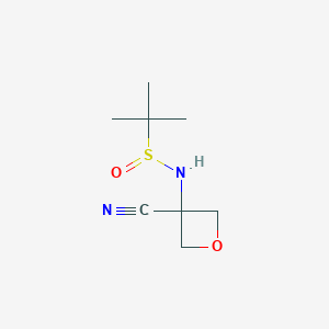 N-(3-cyanooxetan-3-yl)-2-methylpropane-2-sulfinamide