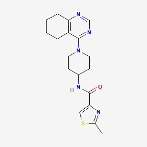 2-methyl-N-(1-(5,6,7,8-tetrahydroquinazolin-4-yl)piperidin-4-yl)thiazole-4-carboxamide