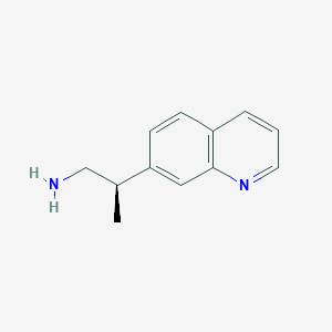 (2R)-2-Quinolin-7-ylpropan-1-amine