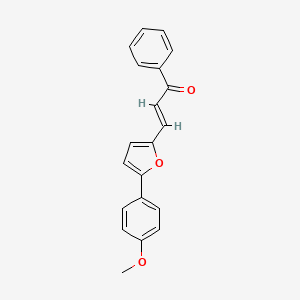 (E)-3-(5-(4-methoxyphenyl)furan-2-yl)-1-phenylprop-2-en-1-one