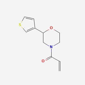 1-(2-Thiophen-3-ylmorpholin-4-yl)prop-2-en-1-one