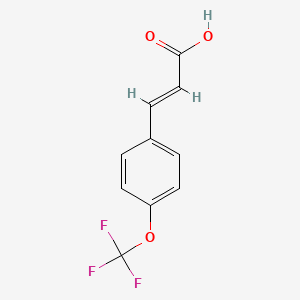molecular formula C10H7F3O3 B2490164 4-(Trifluoromethoxy)cinnamic acid CAS No. 199679-35-1; 783-13-1