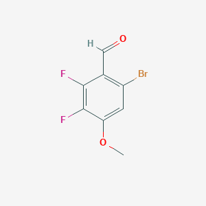 6-Bromo-2,3-difluoro-4-methoxybenzaldehyde