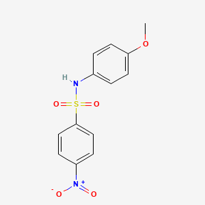 molecular formula C13H12N2O5S B2490191 N-(4-methoxyphenyl)-4-nitrobenzenesulfonamide CAS No. 16936-99-5