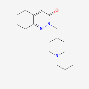 2-{[1-(2-Methylpropyl)piperidin-4-yl]methyl}-2,3,5,6,7,8-hexahydrocinnolin-3-one