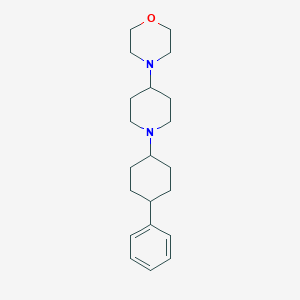 molecular formula C21H32N2O B249021 4-[1-(4-Phenylcyclohexyl)piperidin-4-yl]morpholine 