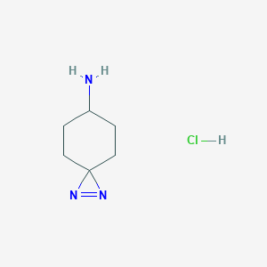 1,2-Diazaspiro[2.5]oct-1-en-6-amine hydrochloride