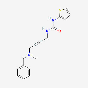 1-(4-(Benzyl(methyl)amino)but-2-yn-1-yl)-3-(thiophen-2-yl)urea