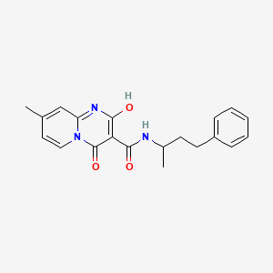 2-hydroxy-8-methyl-N-(1-methyl-3-phenylpropyl)-4-oxo-4H-pyrido[1,2-a]pyrimidine-3-carboxamide