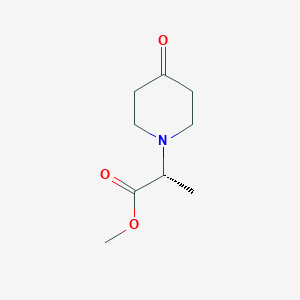 Methyl (2R)-2-(4-oxopiperidin-1-yl)propanoate