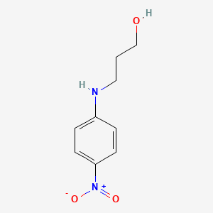 molecular formula C9H12N2O3 B2490447 3-[(4-Nitrophenyl)amino]propan-1-ol CAS No. 86651-99-2