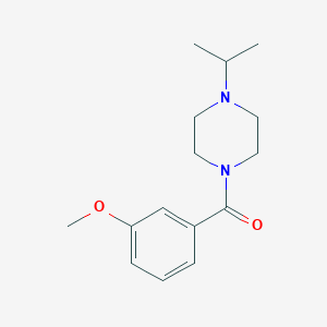 molecular formula C15H22N2O2 B249046 1-Isopropyl-4-(3-methoxybenzoyl)piperazine 