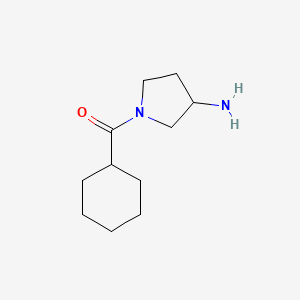 1-Cyclohexanecarbonylpyrrolidin-3-amine