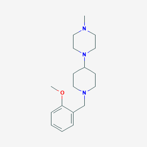 molecular formula C18H29N3O B249055 1-[1-(2-Methoxybenzyl)-4-piperidinyl]-4-methylpiperazine 
