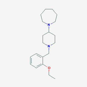 molecular formula C20H32N2O B249056 1-[1-(2-Ethoxybenzyl)piperidin-4-yl]azepane 