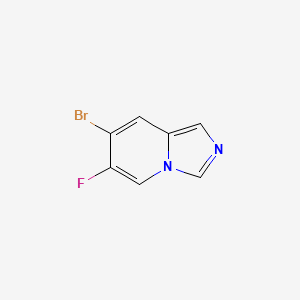 molecular formula C7H4BrFN2 B2490569 7-Bromo-6-fluoroimidazo[1,5-a]pyridine CAS No. 1427397-98-5