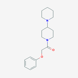 molecular formula C18H26N2O2 B249062 1-(1,4'-Bipiperidin-1'-yl)-2-phenoxyethanone 