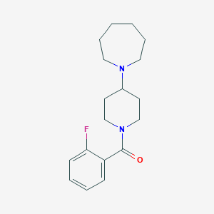 1-[1-(2-Fluorobenzoyl)-4-piperidinyl]azepane