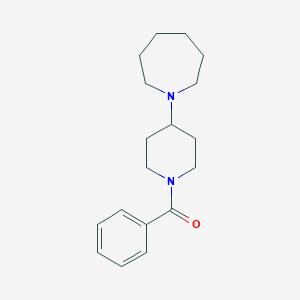 molecular formula C18H26N2O B249065 1-(1-Benzoyl-4-piperidinyl)azepane 