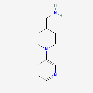 molecular formula C11H17N3 B2490684 (1-Pyridin-3-ylpiperidin-4-yl)methanamine CAS No. 1554613-60-3