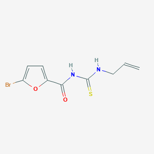 molecular formula C9H9BrN2O2S B2490696 N-(allylcarbamothioyl)-5-bromofuran-2-carboxamide CAS No. 536722-61-9