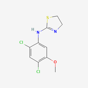 N-(2,4-dichloro-5-methoxyphenyl)-N-(1,3-thiazolan-2-yliden)amine