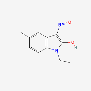 1-ethyl-3-(hydroxyimino)-5-methyl-2,3-dihydro-1H-indol-2-one