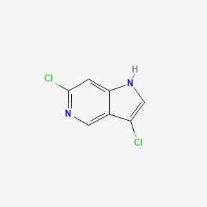 molecular formula C7H4Cl2N2 B2490837 3,6-二氯-1H-吡咯并[3,2-c]吡啶 CAS No. 1956375-91-9