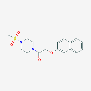 1-(4-Mesylpiperazino)-2-(2-naphthoxy)ethanone