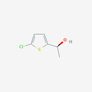 molecular formula C6H7ClOS B2490892 (1S)-1-(5-氯噻吩-2-基)乙醇 CAS No. 111216-61-6