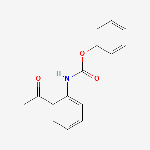 molecular formula C15H13NO3 B2490963 phenyl N-(2-acetylphenyl)carbamate CAS No. 941378-46-7