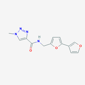 N-([2,3'-bifuran]-5-ylmethyl)-1-methyl-1H-1,2,3-triazole-4-carboxamide