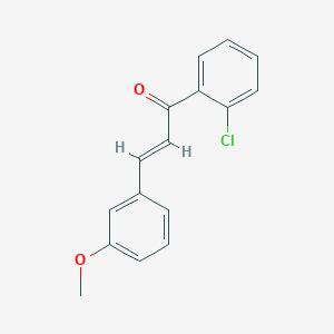 molecular formula C16H13ClO2 B2490995 (2E)-1-(2-氯苯基)-3-(3-甲氧基苯基)丙-2-烯-1-酮 CAS No. 869712-83-4