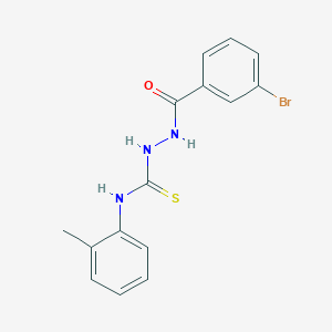 2-(3-bromobenzoyl)-N-(o-tolyl)hydrazinecarbothioamide