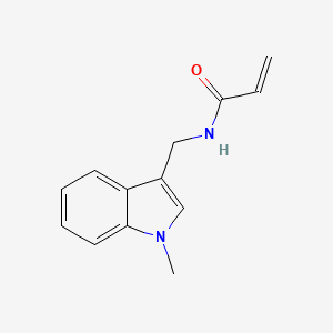 molecular formula C13H14N2O B2491009 N-[(1-methylindol-3-yl)methyl]prop-2-enamide CAS No. 2305422-18-6