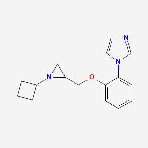 1-[2-[(1-Cyclobutylaziridin-2-yl)methoxy]phenyl]imidazole